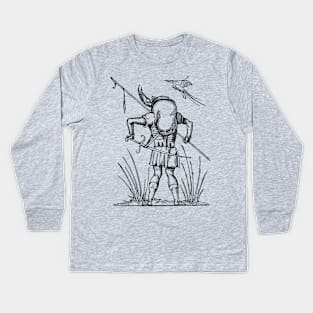 Grotesque #98 The Drolatic Dreams of Pantagruel (1565) Kids Long Sleeve T-Shirt